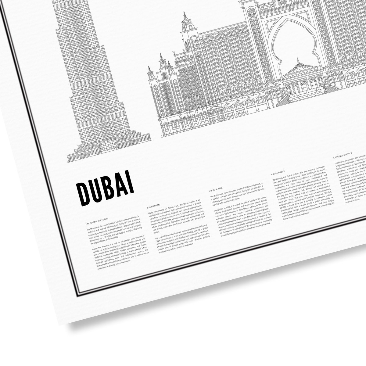 Poster of Iconics of Dubai | WIJCK.